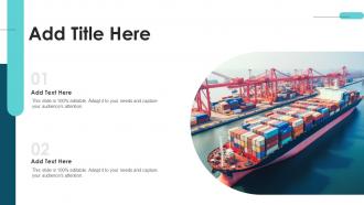 Freight Container AI Image Powerpoint Presentation PPT ECS