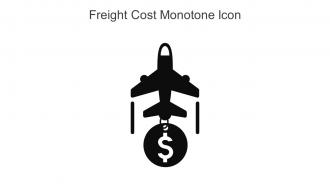 Freight Cost Monotone Icon In Powerpoint Pptx Png And Editable Eps Format