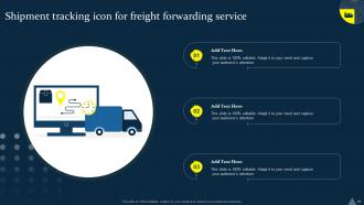 Freight Forwarding Strategy Powerpoint Ppt Template Bundles Slides Captivating