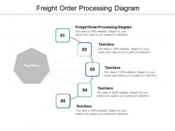 Freight order processing diagram ppt powerpoint presentation icon slide portrait cpb