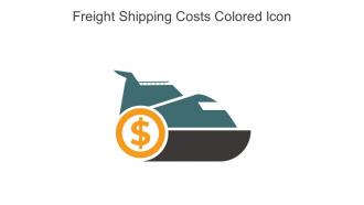 Freight Shipping Costs Colored Icon In Powerpoint Pptx Png And Editable Eps Format