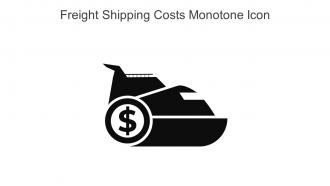 Freight Shipping Costs Monotone Icon In Powerpoint Pptx Png And Editable Eps Format