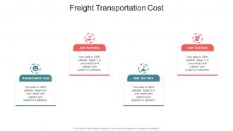 Freight Transportation Cost In Powerpoint And Google Slides Cpb