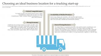Freight Trucking Business Choosing An Ideal Business Location For A Trucking Start Up BP SS