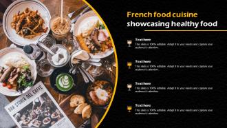 French Food Cuisine Showcasing Healthy Food