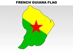 French guiana country powerpoint flags