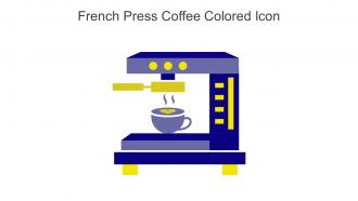 French Press Coffee Colored Icon In Powerpoint Pptx Png And Editable Eps Format
