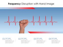 Frequency disruption with hand image