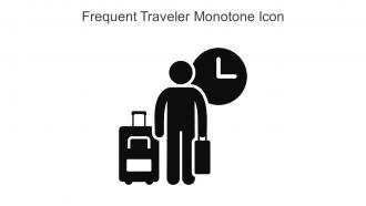 Frequent Traveler Monotone Icon In Powerpoint Pptx Png And Editable Eps Format