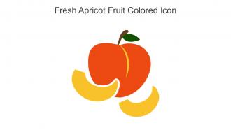 Fresh Apricot Fruit Colored Icon In Powerpoint Pptx Png And Editable Eps Format