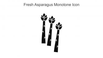 Fresh Asparagus Monotone Icon In Powerpoint Pptx Png And Editable Eps Format
