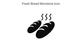 Fresh Bread Monotone Icon In Powerpoint Pptx Png And Editable Eps Format