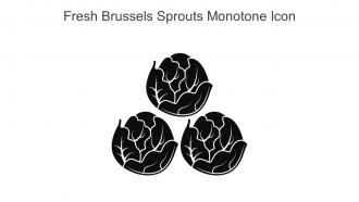 Fresh Brussels Sprouts Monotone Icon In Powerpoint Pptx Png And Editable Eps Format