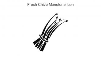 Fresh Chive Monotone Icon In Powerpoint Pptx Png And Editable Eps Format