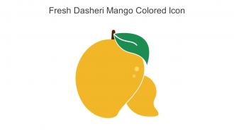 Fresh Dasheri Mango Colored Icon In Powerpoint Pptx Png And Editable Eps Format