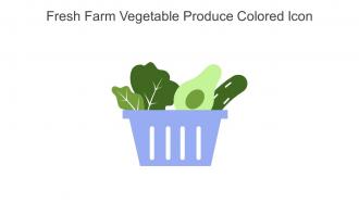 Fresh Farm Vegetable Produce Colored Icon In Powerpoint Pptx Png And Editable Eps Format