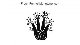 Fresh Fennel Monotone Icon In Powerpoint Pptx Png And Editable Eps Format