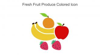 Fresh Fruit Produce Colored Icon In Powerpoint Pptx Png And Editable Eps Format