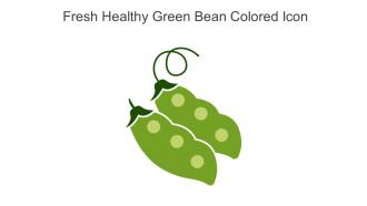 Fresh Healthy Green Bean Colored Icon In Powerpoint Pptx Png And Editable Eps Format