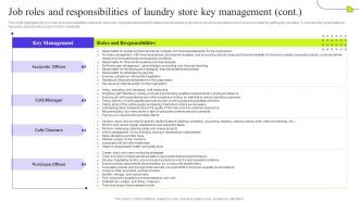 Fresh Laundry Service Job Roles And Responsibilities Of Laundry Store Key Management BP SS Best Images