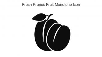 Fresh Prunes Fruit Monotone Icon In Powerpoint Pptx Png And Editable Eps Format