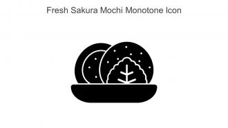 Fresh Sakura Mochi Monotone Icon In Powerpoint Pptx Png And Editable Eps Format