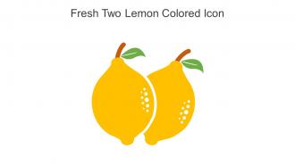 Fresh Two Lemon Colored Icon In Powerpoint Pptx Png And Editable Eps Format
