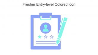 Fresher Entry Level Colored Icon In Powerpoint Pptx Png And Editable Eps Format