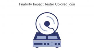 Friability Impact Tester Colored Icon In Powerpoint Pptx Png And Editable Eps Format