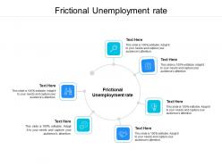 Frictional unemployment rate ppt powerpoint presentation file slideshow cpb