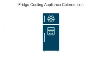 Fridge Cooling Appliance Colored Icon In Powerpoint Pptx Png And Editable Eps Format