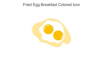 Fried Egg Breakfast Colored Icon In Powerpoint Pptx Png And Editable Eps Format