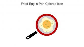 Fried Egg In Pan Colored Icon In Powerpoint Pptx Png And Editable Eps Format
