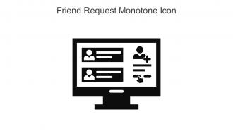 Friend Request Monotone Icon In Powerpoint Pptx Png And Editable Eps Format
