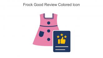 Frock Good Review Colored Icon In Powerpoint Pptx Png And Editable Eps Format