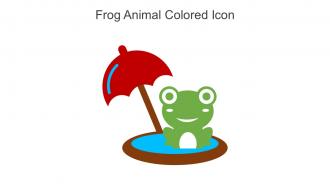 Frog Animal Colored Icon In Powerpoint Pptx Png And Editable Eps Format