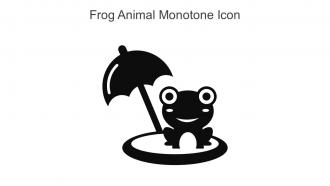 Frog Animal Monotone Icon In Powerpoint Pptx Png And Editable Eps Format