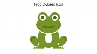Frog Colored Icon In Powerpoint Pptx Png And Editable Eps Format