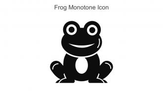 Frog Monotone Icon In Powerpoint Pptx Png And Editable Eps Format