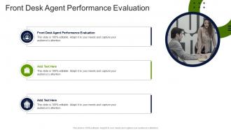 Front Desk Agent Performance Evaluation In Powerpoint And Google Slides Cpb
