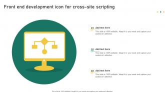 Front End Development Icon For Cross Site Scripting