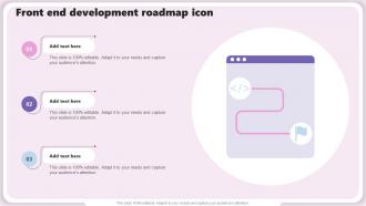 Front End Development Roadmap Icon