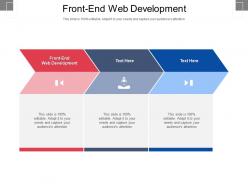 Front end web development ppt powerpoint presentation pictures gallery cpb