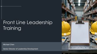 Front Line Leadership Training PPT Demonstration VA