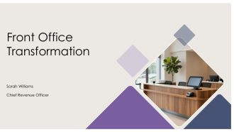 Front Office Transformation PPT Template VA