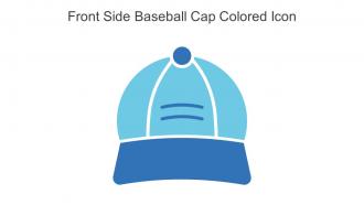 Front Side Baseball Cap Colored Icon In Powerpoint Pptx Png And Editable Eps Format