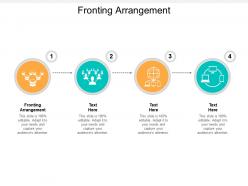 Fronting arrangement ppt powerpoint presentation styles display