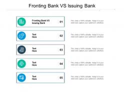 Fronting bank vs issuing bank ppt powerpoint presentation inspiration graphic tips cpb