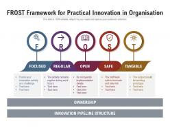 Frost framework for practical innovation in organisation
