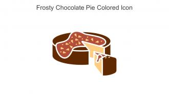 Frosty Chocolate Pie Colored Icon In Powerpoint Pptx Png And Editable Eps Format